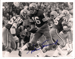 Autographed NORM SNEAD  photo - San Francisco 49'ers