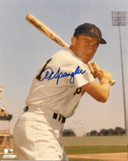 AUTOGRAPHED  photo AL SPANGLER Houston Astros