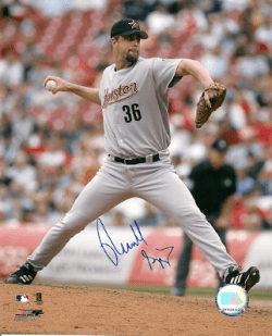 AUTOGRAPHED RUSSELL SPRINGER 8x10 Houston Astros Photo