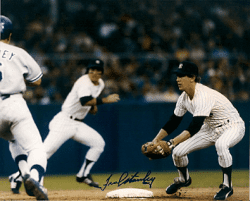 AUTOGRAPHED FRED STANLEY 8x10 New York Yankees Photo