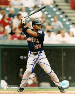 AUTOGRAPHED SHANNON STEWART -  Minnesota Twins photo