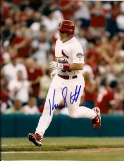 AUTOGRAPHED KELLY STINNETT St. Louis Cardinals photo