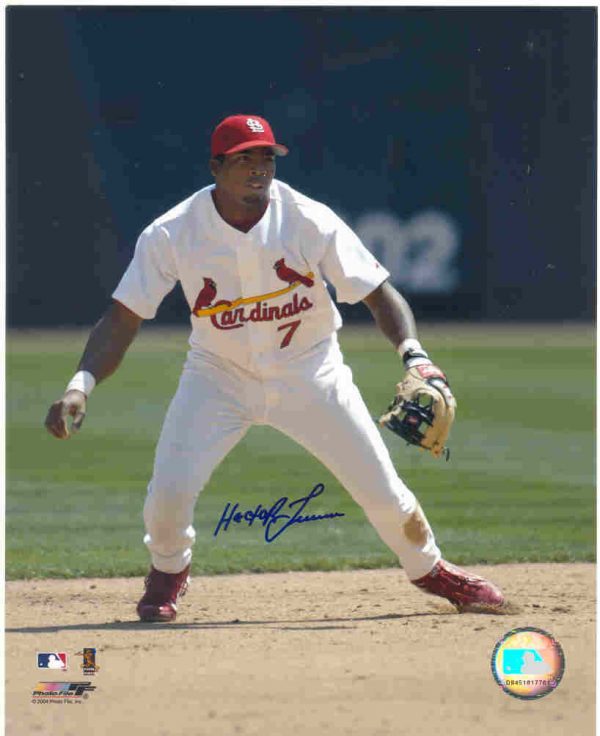 AUTOGRAPHED HECTOR LUNA 8x10 St. Louis Cardinals Photo