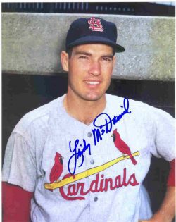 AUTOGRAPHED SIGNED photo LINDY McDANIEL Cardinals