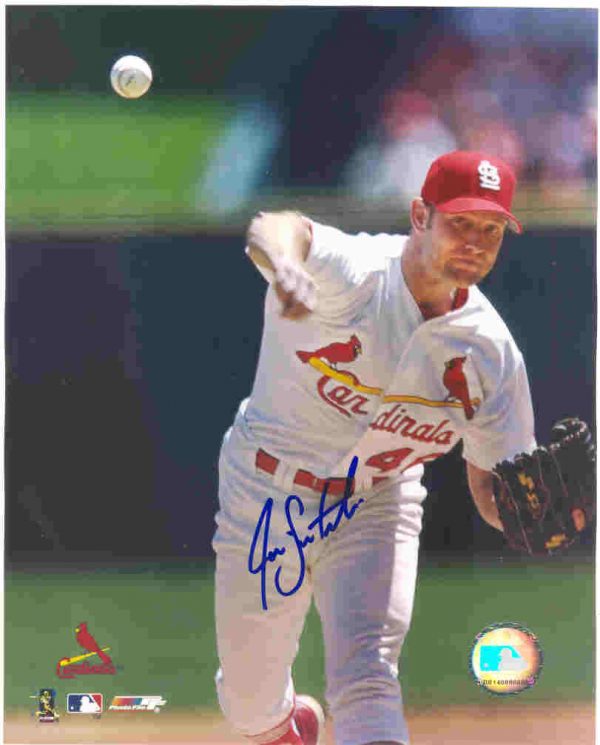 AUTOGRAPHED JASON SIMONTACCHI 8x10 St. Louis Cardinals Photo