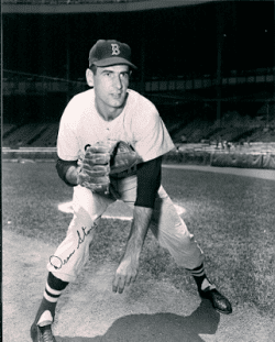 AUTOGRAPHED DEAN STONE Boston Red Sox photo