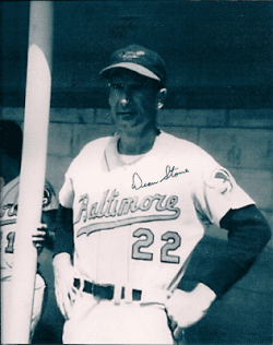 AUTOGRAPHED photo DEAN STONE Baltimore Orioles