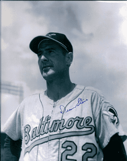 AUTOGRAPHED photo DEAN STONE Baltimore Orioles
