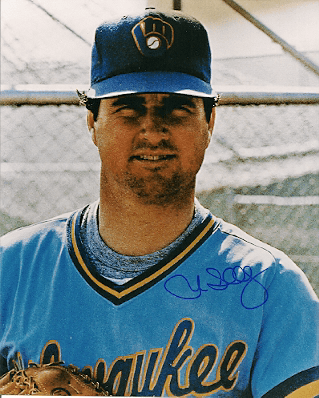  Autographed Jim Gantner 8X10 Milwaukee Brewers Photo