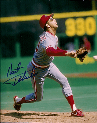 AUTOGRAPHED photo KENT TEKULVE Cincinnati Reds