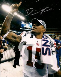 AUTOGRAPHED  Devin Thomas8X10 photo New York Giants