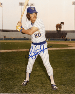 AUTOGRAPHED  photo GORMAN THOMAS  Milwaukee Brewers