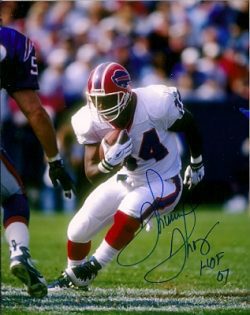 Autographed THURMAN THOMAS  8x10  Buffalo Bills Photo