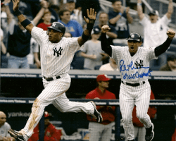 AUTOGRAPHED ROB THOMSON 8X10 New York Yankees Photo
