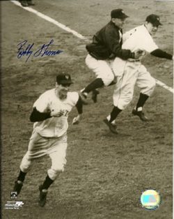 AUTOGRAPHED BOBBY THOMSON 8x10 New York Giants Photo