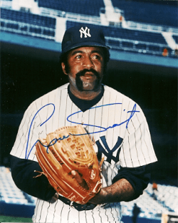 AUTOGRAPHED  photo LUIS TIANT New York Yankees