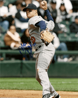 AUTOGRAPHED MATT TOLBERT-  Minnesota Twins photo
