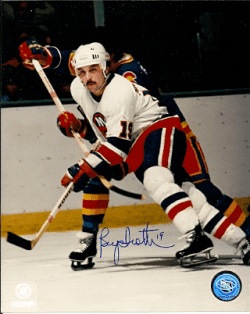Autographed BRYAN TROTTIER 8x10 New York Islanders Photo
