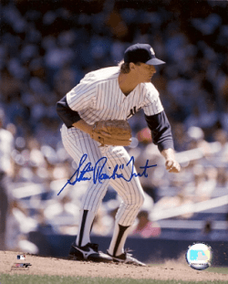 AUTOGRAPHED 8X10 photo STEVE TROUT New York Yankees