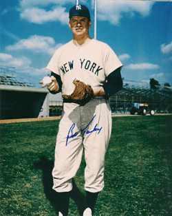 AUTOGRAPHED BOB TURLEY 8X10 New York Yankees Photo