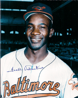AUTOGRAPHED  photo FRED VALENTINE Baltimore Orioles