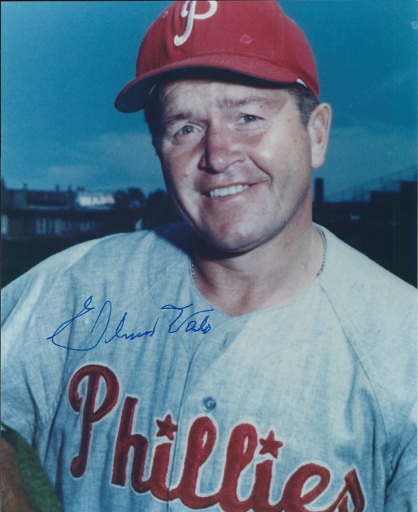 AUTOGRAPHED ELMER VALO 8X10 Philadelphia Phillies Photo