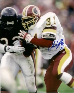 Autographed Clarence Vaughn 8x10 photo Washington Redskins