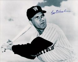 AUTOGRAPHED photo COOT VEAL Washington Senators