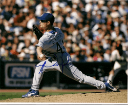 AUTOGRAPHED MIKE VENAFRO Los Angeles Dodgers photo