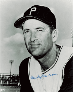 AUTOGRAPHED  photo MICKEY VERNON - Pittsburgh Pirates