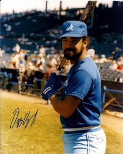 AUTOGRAPHED OZZIE VIRGIL, JR Atlanta Braves