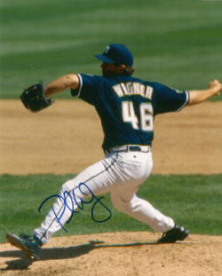 AUTOGRAPHED  photo PAUL WAGNER  Milwaukee Brewers
