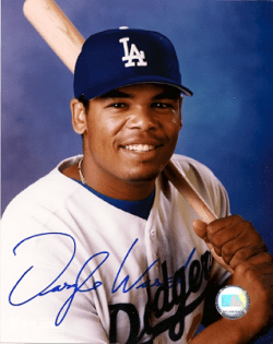 AUTOGRAPHED DARYLE WARD 8x10 Los Angeles Dodgers photo