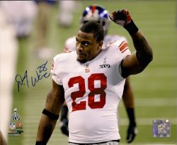 AUTOGRAPHED  D. J. Ware 8X10 photo New York Giants