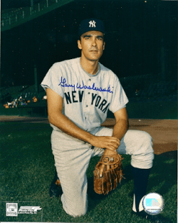 AUTOGRAPHED GARY WASLEWSKI 8x10 New York Yankees Photo