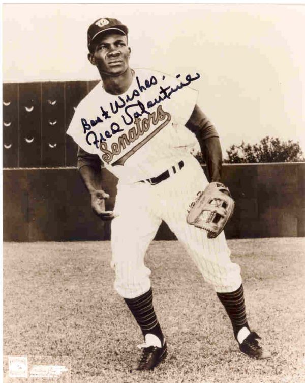 AUTOGRAPHED photo FRED VALENTINE Washington Senators