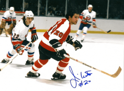 Autographed JIMMY WATSON photo - Philadelphia Flyers