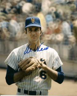AUTOGRAPHED AL WEIS New York Mets 8x10 photo