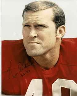 Autographed KEN WILLARD 8x10 San Francisco 49'ers Photo