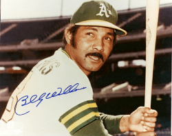 Autographed  BILLY WILLIAMS 8x10 Oakland A's Photo