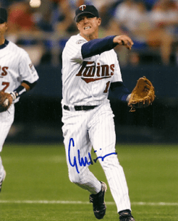 AUTOGRAPHED GLENN WILLIAMS -  Minnesota Twins photo
