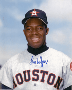 AUTOGRAPHED photo JIMMY WYNN Houston Astros