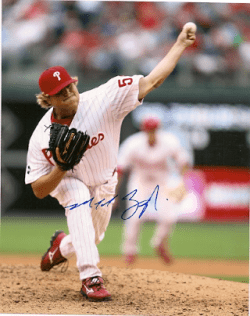 AUTOGRAPHED MIKE ZAGURSKI 8x10 Philadelphia Phillies Photo