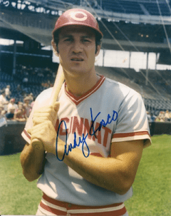 AUTOGRAPHED ANDY KOSCO 8x10 Cincinnati Reds Photo