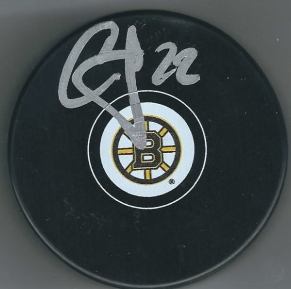Autographed PETER CEHLARIK Boston Bruins Hockey Puck