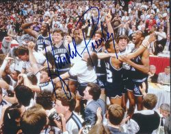 Autographed HAROLD PRESSLEY 8x10 Villanova Wildcats Photo