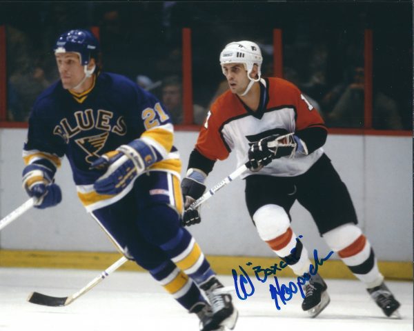 Autographed ED HOSPODAR 8X10 Philadelphia Flyers Photo