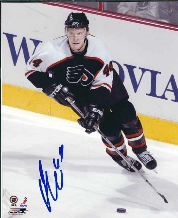 Autographed JONI PITKANEN 8X10 Philadelphia Flyers Photo