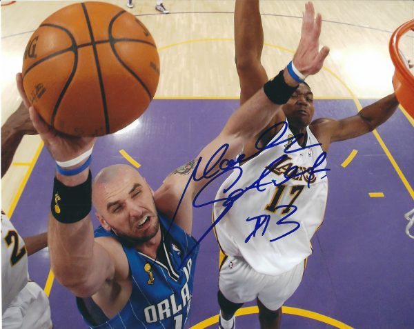 Autographed MARCIN GORTAT 8X10 Orlando Magic Photo