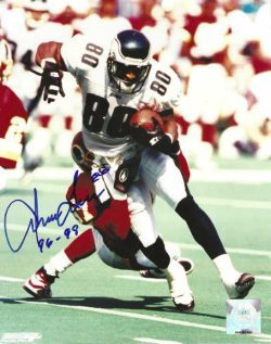 Autographed IRVING FRYAR 8x10 Philadelphia Eagles Photo